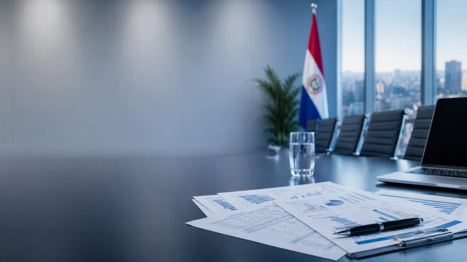 Sala de reuniones corporativa en Asunción